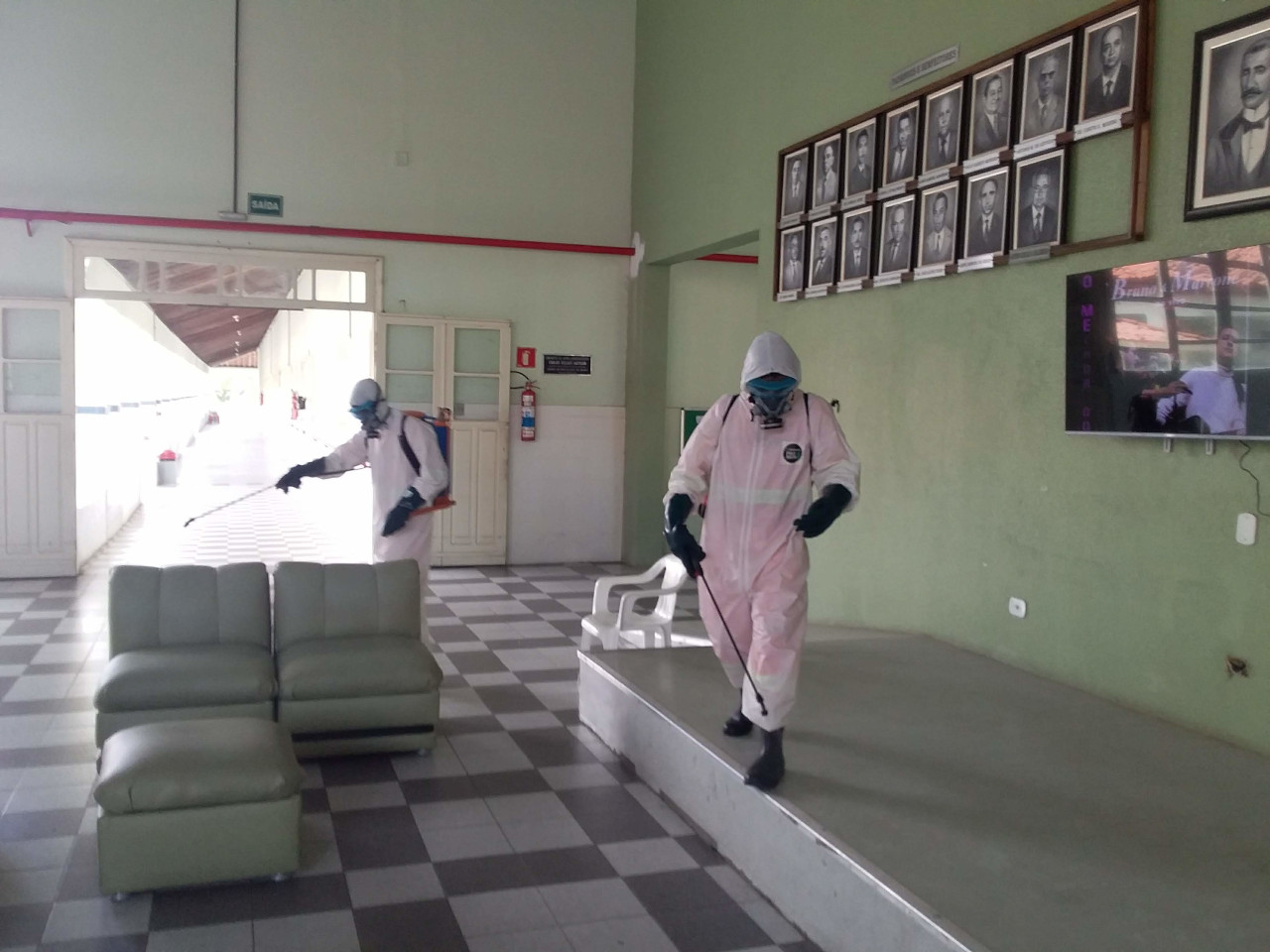 Limpeza do Asilo - 27/05/2020